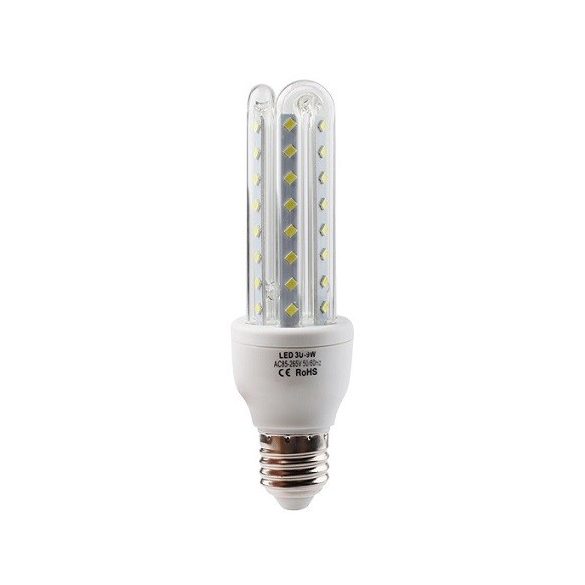 9W LED kukorica izzó, E27 meleg fehér 