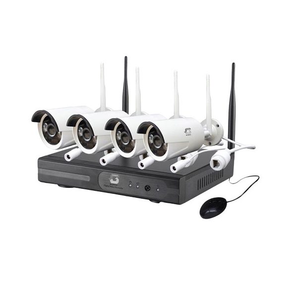 4 kamerás WiFi megfigyelő rendszer