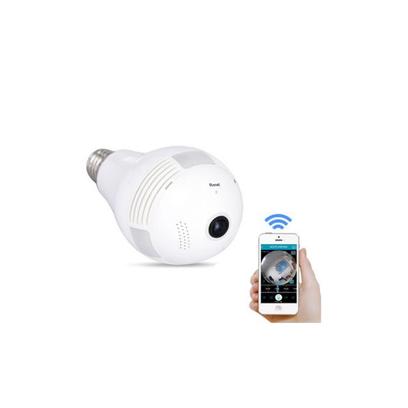 WiFi kamera LED izzó, E27