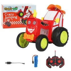   Távirányítós bolondos traktor, hang és fényhatásokkal, ugrál és táncol