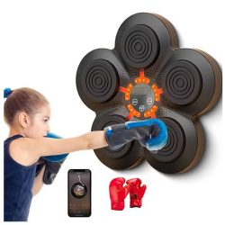    Intelligens zenés box gép, Bluetooth, 2db kesztyű, 40cm átmérő, felnőtteknek és gyerekeknek 