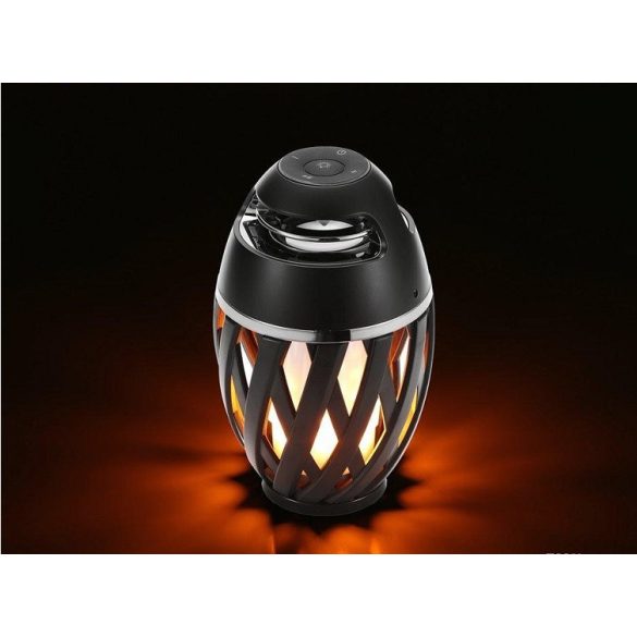 Flame Harmony Bluetooth hangszóró, láng hatású LED fénnyel 