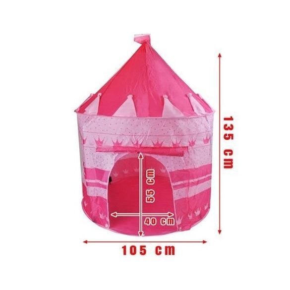Hercegnő kastély játszósátor, Pinky, 135x105cm