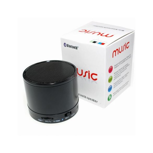 Mini bluetooth hangszóró, fém házzal